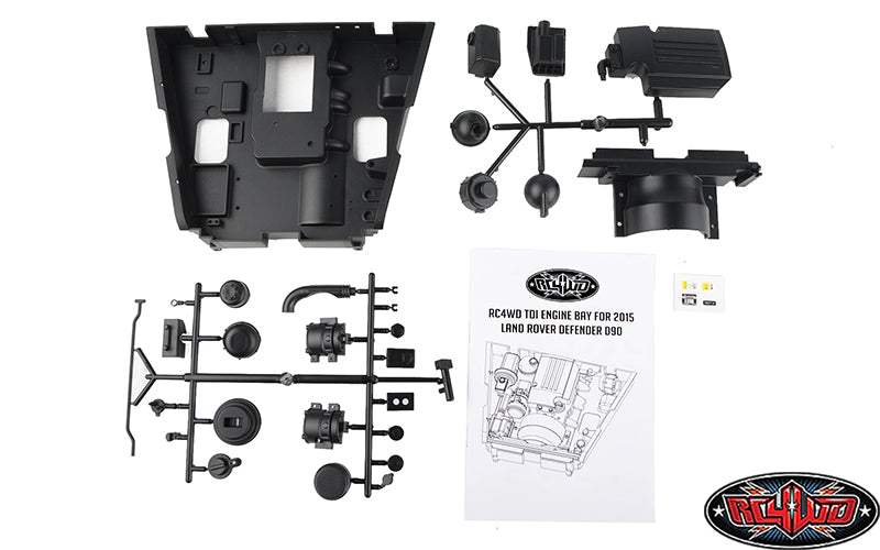 RC4WD TDI Engine Bay for 2015 Land Rover Defender D90