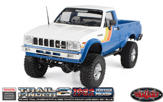 RC4WD Trail Finder 2 RTR w/1982 Toyota Pickup Hard Body Set (Bleu)