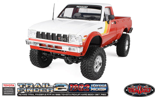 RC4WD Trail Finder 2 RTR w/1982 Toyota Pickup Hard Body Set (Rouge)