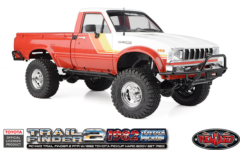 RC4WD Trail Finder 2 RTR w/1982 Toyota Pickup Hard Body Set (Rouge)