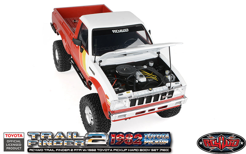 RC4WD Trail Finder 2 RTR w/1982 Toyota Pickup Hard Body Set (Rouge)