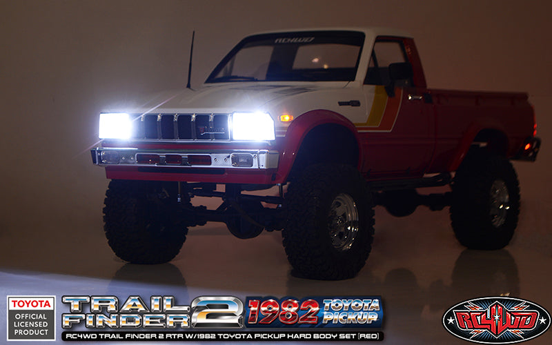 RC4WD Trail Finder 2 RTR w/1982 Toyota Pickup Hard Body Set (Rouge)