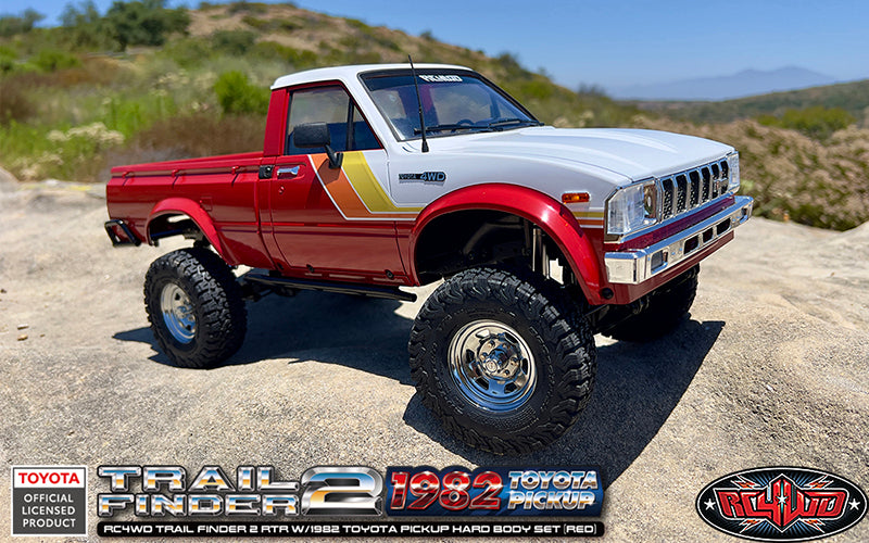 RC4WD Trail Finder 2 RTR w/1982 Toyota Pickup Hard Body Set (Rouge)
