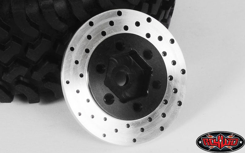 RC4WD 1.9"/2.2" 6 Lug Steel Wheel Hex Hub with Brake Rotor