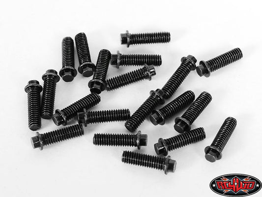 RC4WD Miniature Scale Hex Bolts (M3x 10mm) (Black)