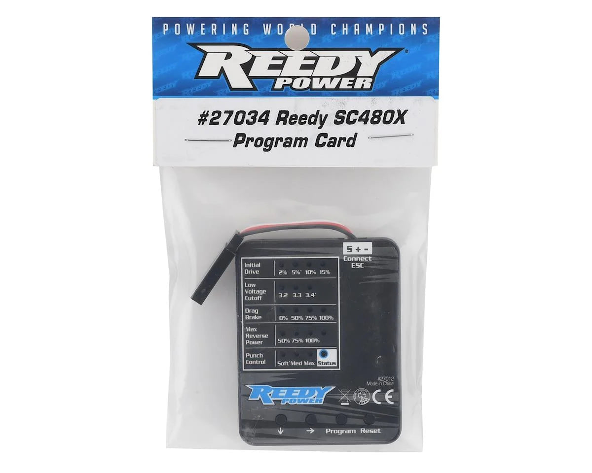 Reedy SC480X Program Card