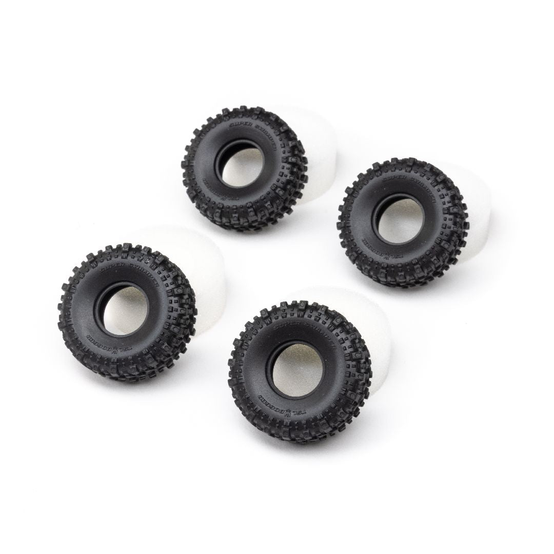 Axial Tires & Foam (4), Bogger: SCX30