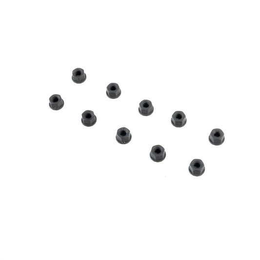 Axial SCX30 Wheel Nut, Serrated, Steel (10)