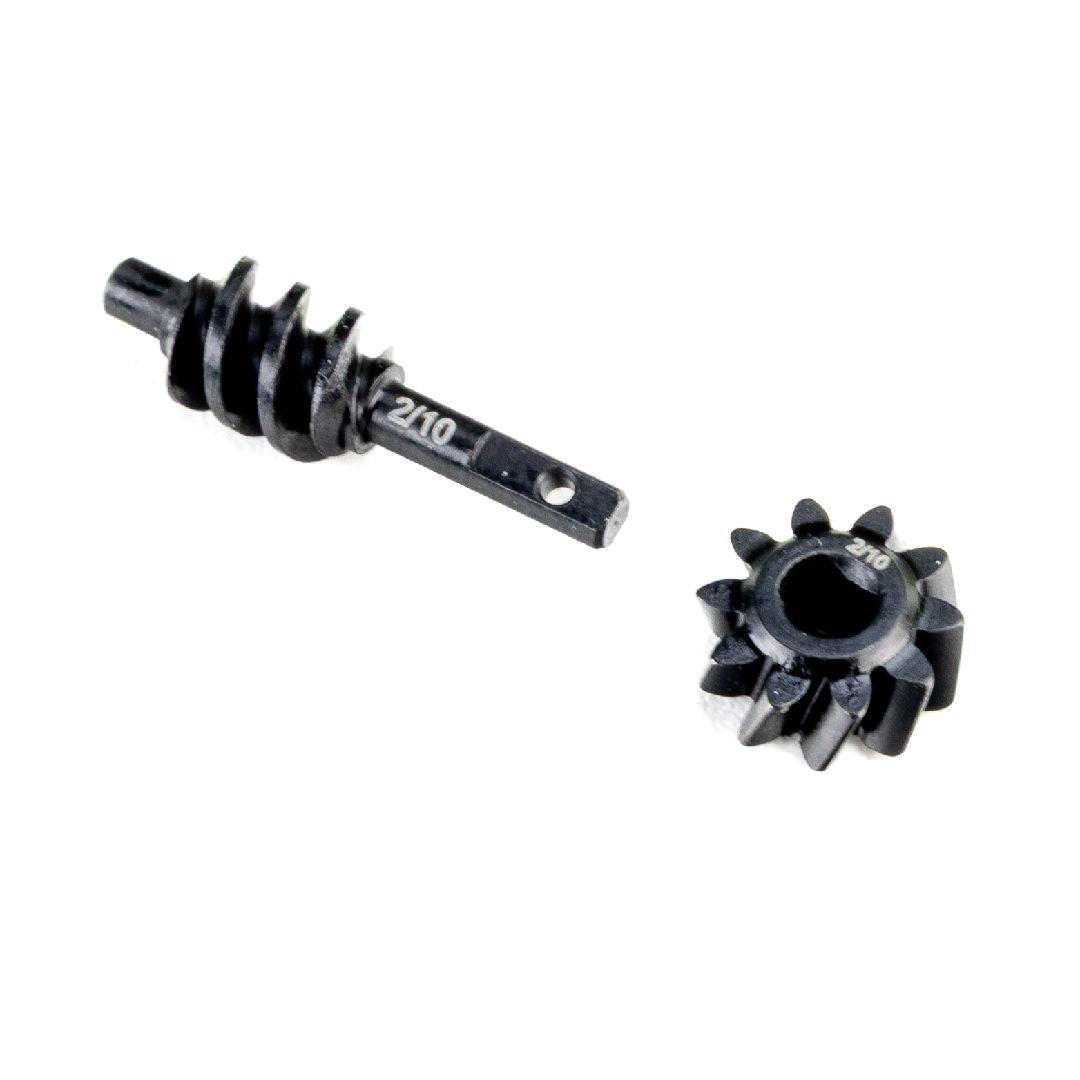 Axial SCX30 Steel Ring/Pinion Worm Gear, 2/10T, Axle
