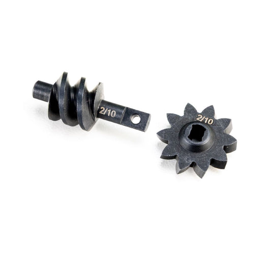 Axial SCX30 Steel Ring/Pinion Worm Gear, 2/10, Trans