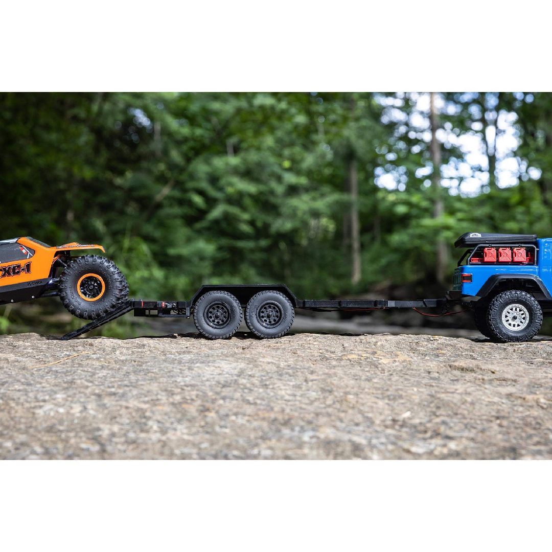 Axial 1/24 Flat Bed Vehicle Trailer with LED Taillights