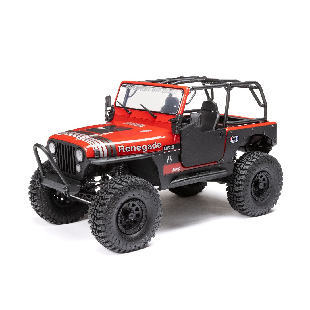 Axial 1/10 SCX10 III Jeep CJ-7 4X4 RTR Brushed Crawler - Red