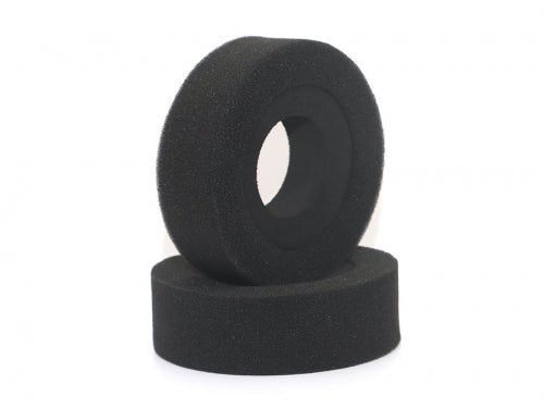Boom Racing 1.55 Dual 2-Stage Open (Soft) / Closed (Hard) Cell Foam Rock Crawling Inserts for 4.19in (106mm) RC Crawler Tires (2) Black