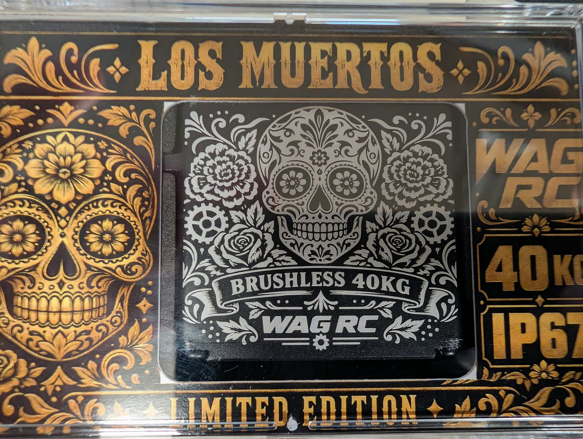 Servo 40Kg (45kg) sans-balais WP MG Édition spéciale Los Muertos (WSB-101S1)