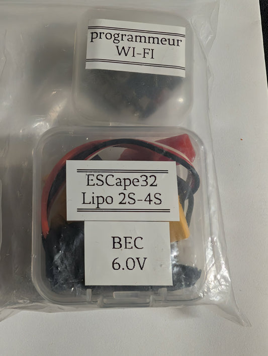 Escape32 ESC MINI 1/18 1/24 BEC 6.0 ,7.4V