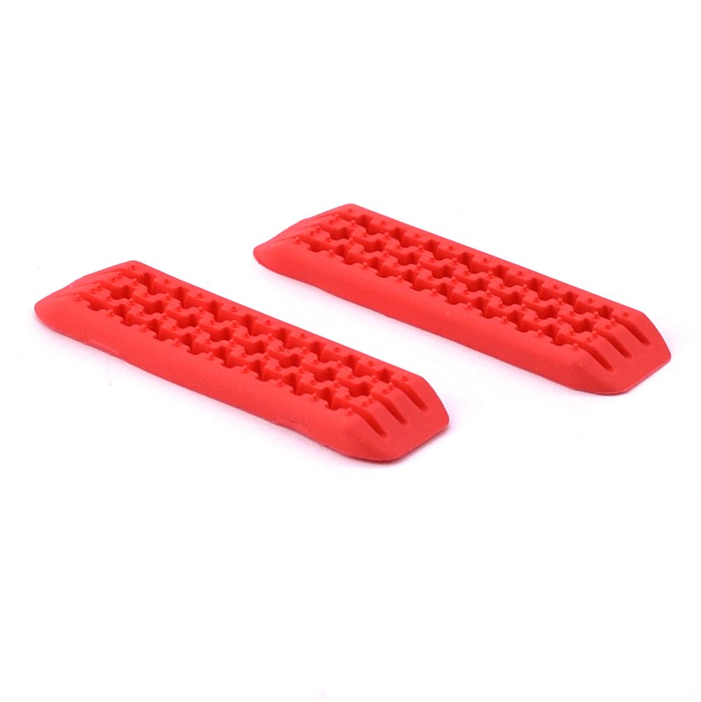 Hobby Details Rubber Recovery Ramps for 1/24 Cars (2)(red)