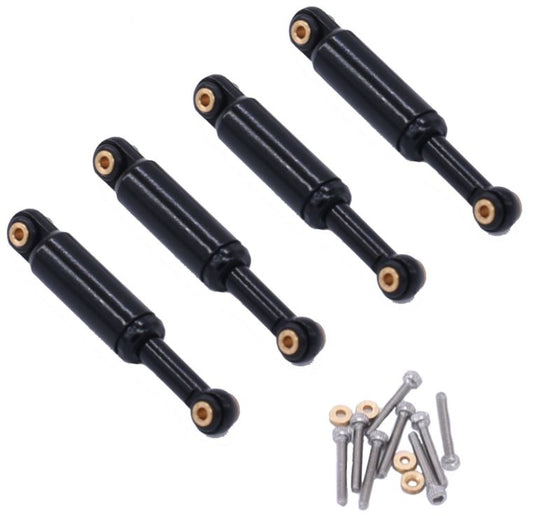Hobby Details Aluminum Shocks for Axial SCX24 (4)(black )
