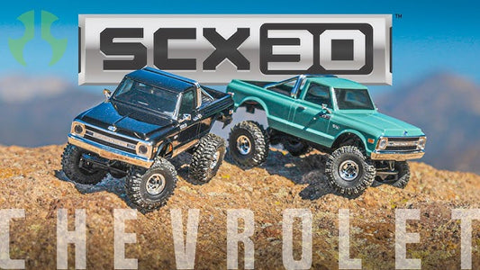 PRÉ-COMMANDE Axial 1/30 SCX30 Chevrolet K10 (Battery & Charger Included)(Black/green) Disponible dès le 21/01/2026