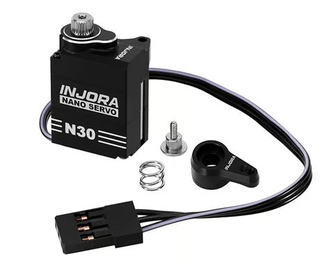 Injora SCX30 N30 Nano High Torque Metal Gear Aluminum Servo w/Servo Saver