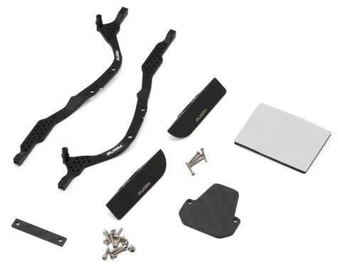Injora Axial SCX30 LCG Aluminum Chassis Rails Set (12.5° Skid Angle)