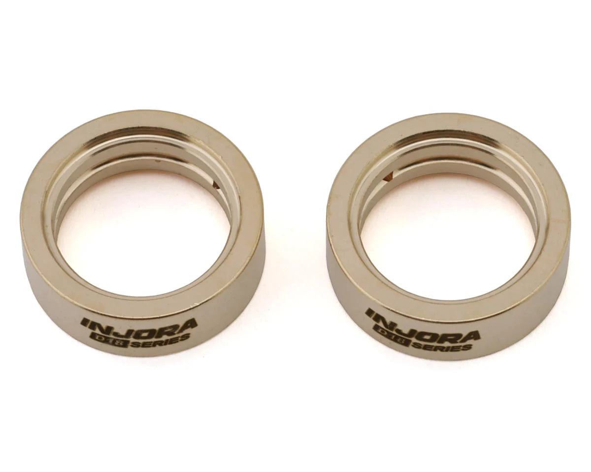 Injora Axial SCX30 0.7" D18 Beadlock wheels Brass Clamp Rings (2) (10g ea)