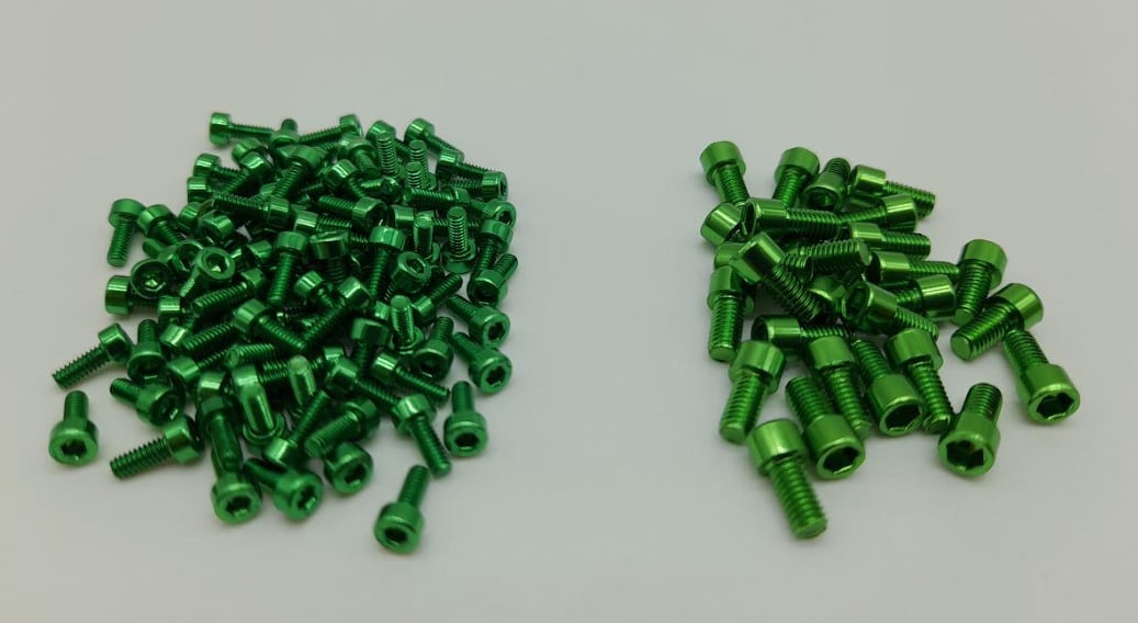 Ensemble de (128) VIS M2 et M3 VERT (VS-MVR)