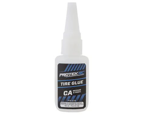 ProTek RC CA Tire Glue w/Glue Tip (Medium) (0.75oz)