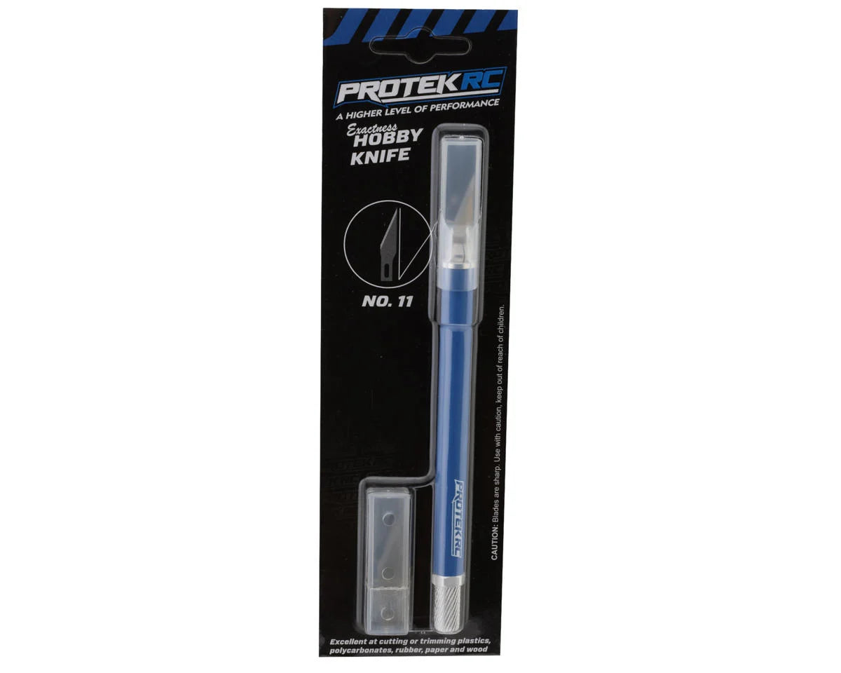 ProTek RC Exactness High Grip Hobby Knife w/5 Extra Blades (#11 Blade)