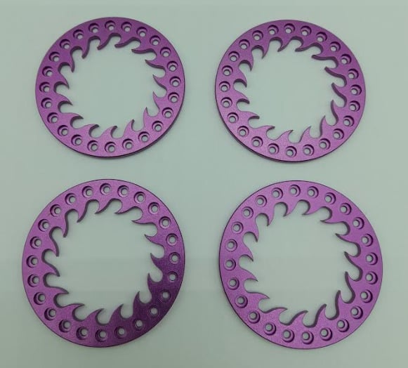 Ensemble WAG RC de (4) Anneaux de roues 1.9