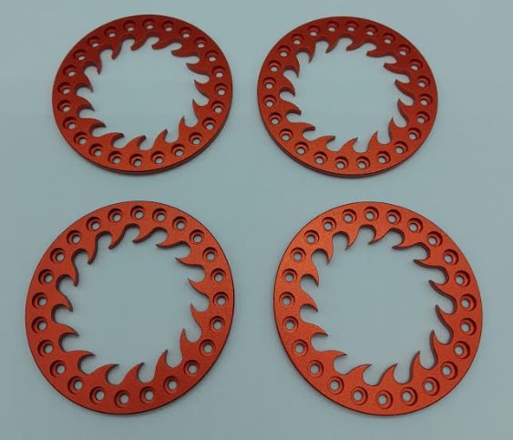 Ensemble WAG RC de (4) Anneaux de roues 1.9