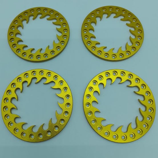 Ensemble WAG RC de (4) Anneaux de roues 1.9