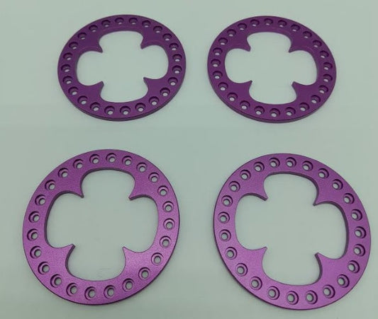 Ensemble WAG RC de (4) Anneaux de roues 2.2 MAUVE (WDR-26)