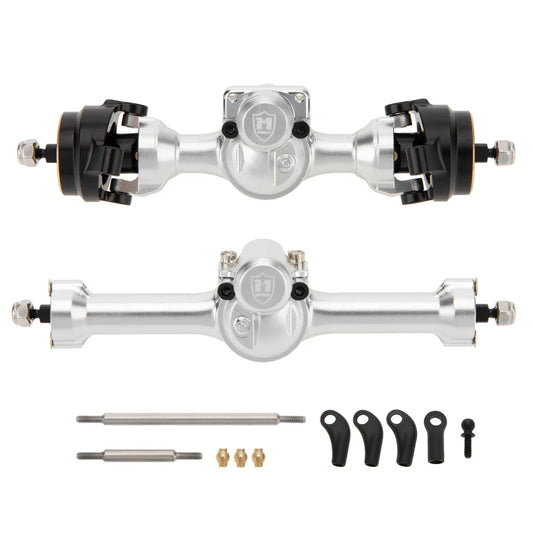 MEUS Racing +3mm Isokinetic SCX30 Axles with 3-Section CVD for Axial 1/30 SCX30
