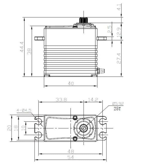 Reefs 900 Smart Submarine Servo/Winch - 940oz 0.10sec@8.4V