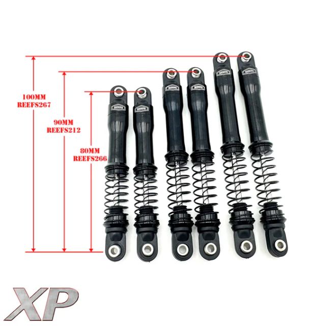 Reefs XP Aluminum Shocks 80-90-100mm (2)