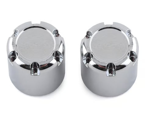 SSD RC Scale Rear Hubs (Chrome) (2)
