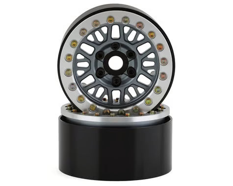 SSD RC Mesh 1.9" Beadlock Crawler Wheels (Grey) (2)