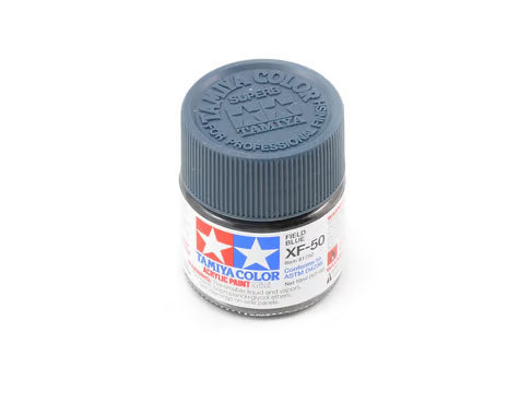 Tamiya XF-50 Flat Field Blue Acrylic Paint (10ml)
