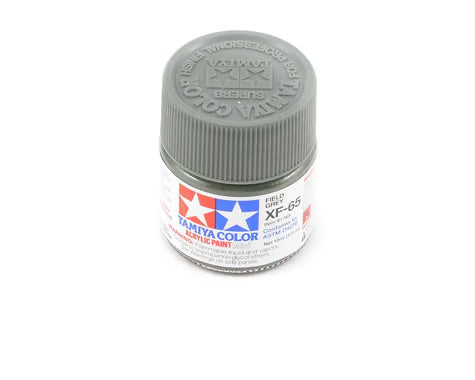 Tamiya XF-65 Flat Field Grey Acrylic Paint (10ml)