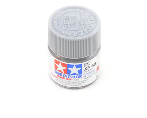 Tamiya XF-66 Flat Light Grey Acrylic Paint (10ml)