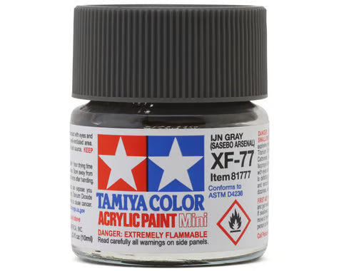 Tamiya XF-77 IJN Flat Grey Acrylic Paint (10ml)