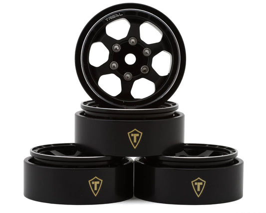 Treal Hobby Type D 1.0" Concave 6-Spoke Beadlock Wheels  4 couleurs variées