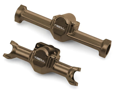 Treal Hobby Axial SCX30 7075 Aluminum Front & Rear Axle Housings Set