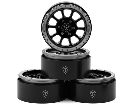 Treal Hobby Type V2 1.9" Beadlock Wheels  (4) couleurs variées
