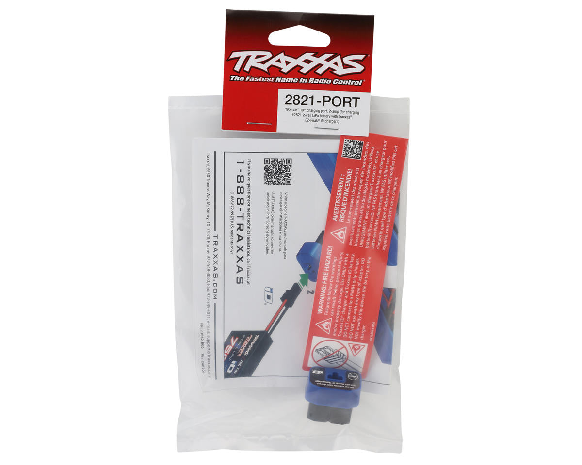 Traxxas ID Charger Port for TRX-4M Battery, 2-amp