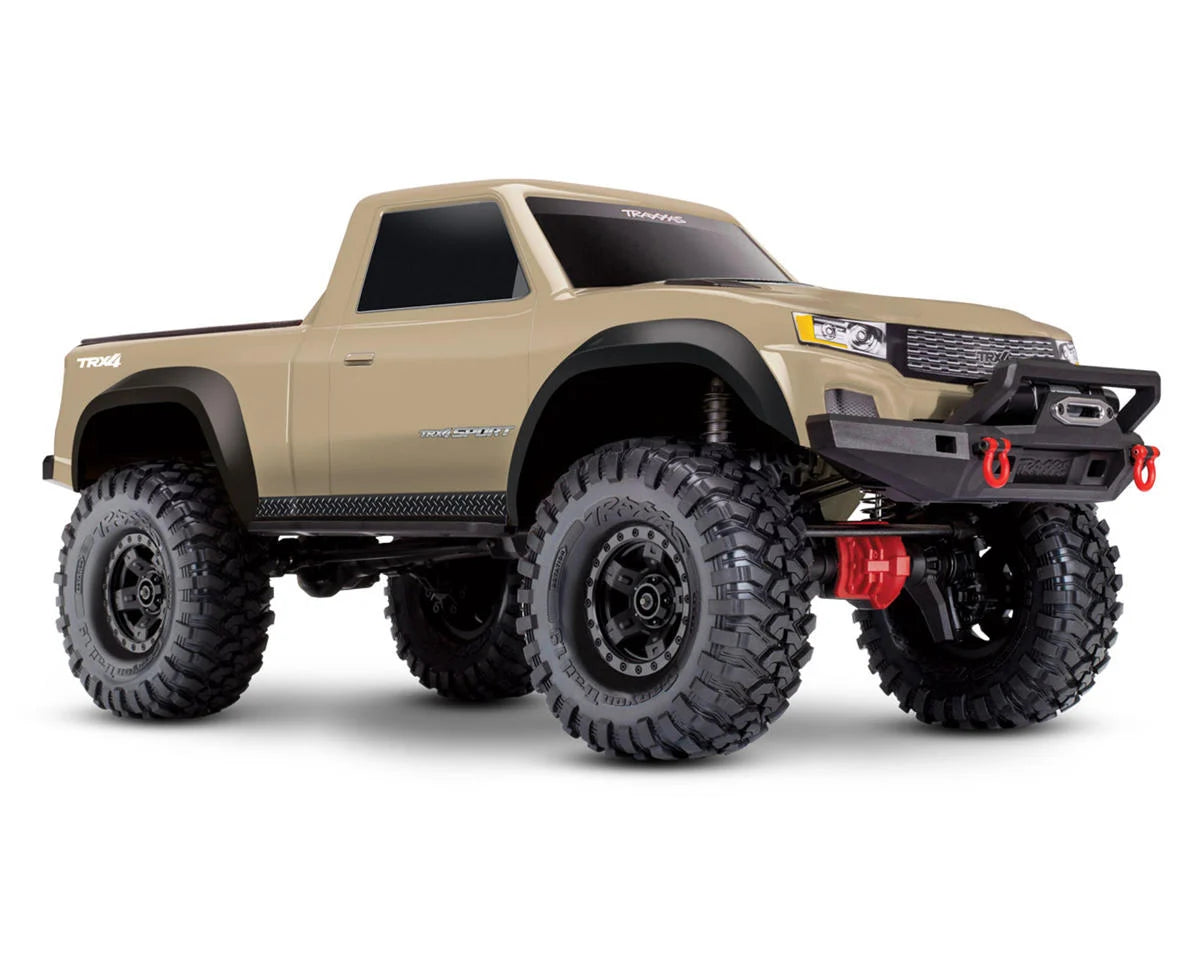 Traxxas TRX-4 Sport, clipless body, no battery or charger - Tan