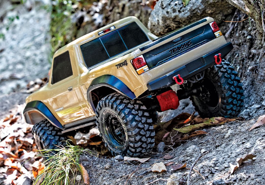 Traxxas TRX-4 Sport, clipless body, no battery or charger - Tan