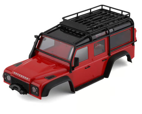 Traxxas Body, Land Rover Defender, Complete, Red