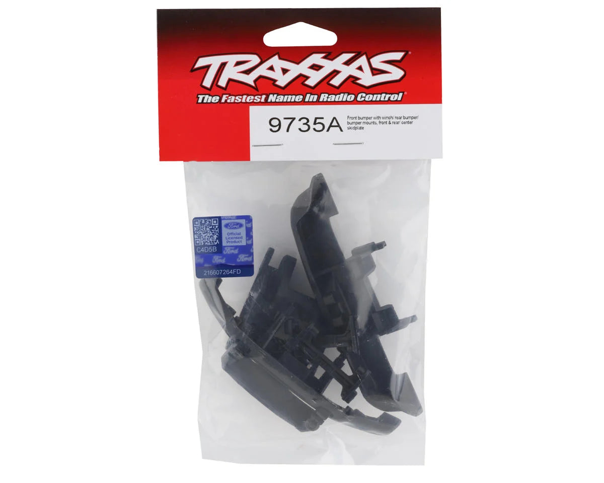 Traxxas Front Bumper With Winch/ Rear Bumper/ Bumper Mounts