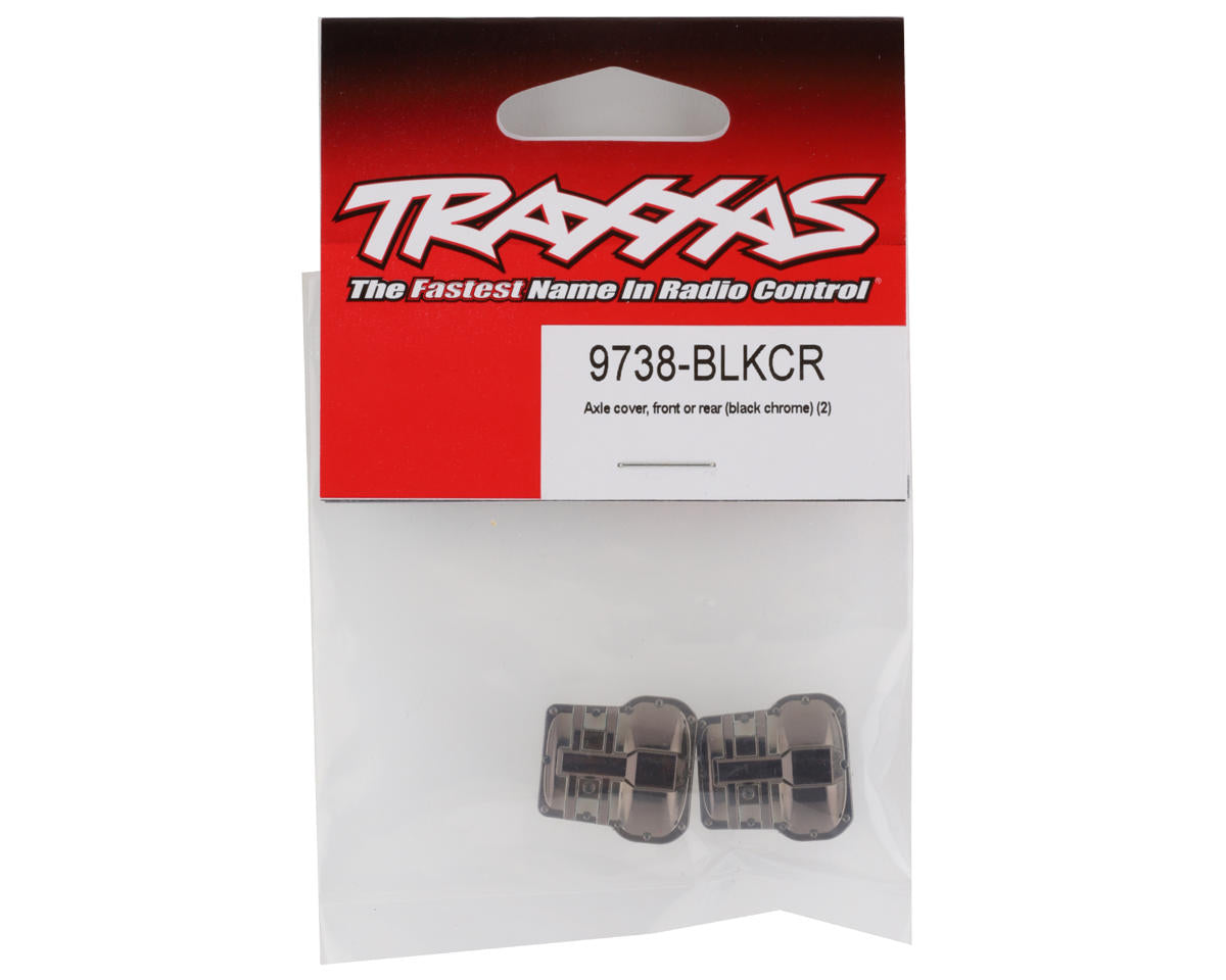 Traxxas Differential Cover, Front Or Rear (Black Chrome) (2)
